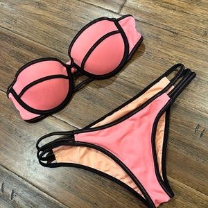Bright Pastel orange bikini